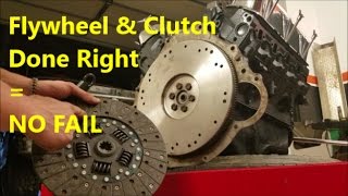 Installing a New Clutch amp Flywheel  How To Demonstration Walk Through [upl. by Groot]