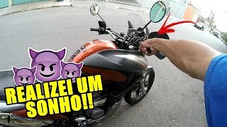 1º VEZ NA TRANSALP 700 😍 [upl. by Ittap]