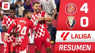 Girona APLASTÓ 40 al Osasuna con GOL del uruguayo Stuani  Resumen  La Liga [upl. by Merilee80]