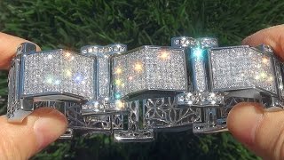 HUGE GIA Certified Cartier 3910 ct VVSG Natural Diamond 14k White Gold Tennis Cocktail Bracelet [upl. by Jere]