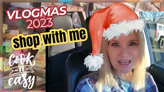 Grocery Shop With Me  Festive Hat Finds Doing Vlogmas 2023 [upl. by Adirahs]