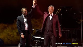 Italian Opera Star Andrea Bocelli Delights in AlUla Saudi Arabian Outdoor Concert [upl. by Toffey93]