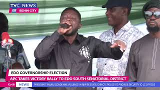 Full Video Again Oshiomhole Shaibu Mock Obaseki At APCs Victory Rally In Edo South [upl. by Hoebart862]