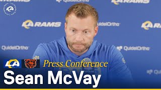 Sean McVay Recaps Loss To Bears Discusses Areas Of Improvement Heading Into Week 5 [upl. by Kean]