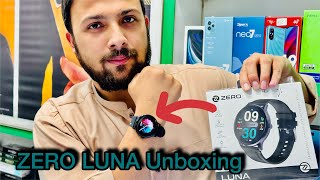 Zero lifestyle Luna Smartwatch Unboxing in Pakistan [upl. by Barram205]