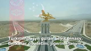 National Anthem of Turkmenistan 1996  2008  quotGaraşsyz Bitarap Türkmenistanyň Döwlet Gimniquot [upl. by Anitap]