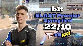 CS2 POV NAVI b1t 2210 vs FaZe Dust2  BLAST Premier Spring Final 2024 [upl. by Folsom829]