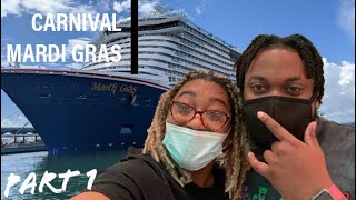 CARNIVAL MARDI GRAS Vacation Vlog Part 1 RaeandTone [upl. by Annabel649]