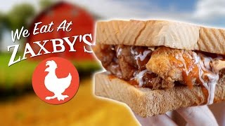 WE TRY ZAXBYS [upl. by Eniawtna]