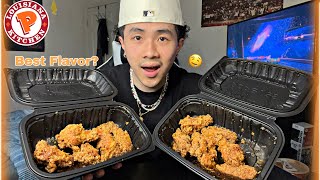 POPEYES BEST FLAVOR  Honey Lemon Pepper Chicken Wings Review [upl. by Audy99]