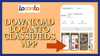 Locanto Classifieds App Download How To Download Locanto Classifieds App on Android 2023 [upl. by Aenea]