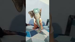 Ek Mota hathi 😱 youtubecontent youtubeshorts viralshorts viralvideo elephant ekmotahathi [upl. by Reeta]