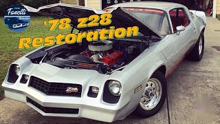 1978 Z28 Camaro Restoration [upl. by Aelak]