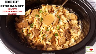 Beef Stroganoff Slow CookerLow Carb [upl. by Rissa]