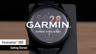 Garmin Support  Forerunner® 265 Series  Getting Started [upl. by Tratner501]