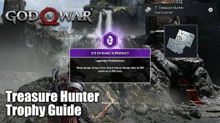 God of War 2018  Treasure Hunter Trophy Guide Use treasure maps to find all 12 of the dig spots [upl. by Edithe]