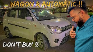 DON’T BUY THIS CAR  WAGON R AUTOMATIC INTERIOR REVIEW  AVOID BUYING  Jae Singh Vlogs [upl. by Aiuqet]