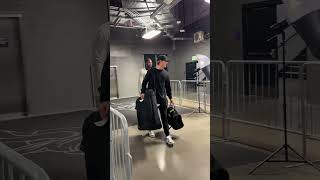 JJ McCarthy arriving for his first NFL game 🙌 [upl. by Attenyw]