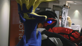 Xerneas and Yveltal The Suit Up  GAnime 2014 [upl. by Aneryc858]