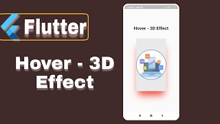 Hover 3D EffectFlutter 3Card hover effect [upl. by Asssilem]