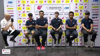 LIVE Press Conference Idemitsu FIM Asia Road Racing Championship Round 5 2024 [upl. by Zacharia]