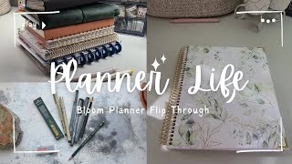 BLOOM 2025 Planner Flip Through [upl. by Maro170]