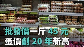 批發價一斤45元 蛋價創20年新高【央廣新聞】 [upl. by Lubet56]