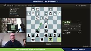 paulw7uk 2249 v 2048 SuperMarioV2 rapid chess lichess [upl. by Salim]