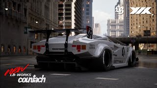 LB WORKS Countach just launched with xix3d [upl. by Elynad541]