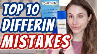 TOP 10 DIFFERIN GEL MISTAKES Dr Dray [upl. by Shipley]