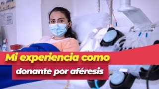 La experiencia de una donante de sangre por aféresis  Banco Distrital de Sangre IDCBIS [upl. by Ocirederf]