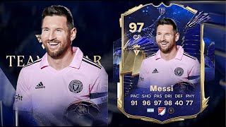 FC 24 LIONEL MESSI 97 TOTY PLAYER REVIEW I FC 24 ULTIMATE TEAM [upl. by Cardinal]