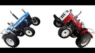 New Holland 3600 2 vs massey 9000 [upl. by Tiffy404]