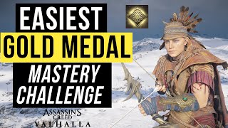 🥇 Easy GOLD Medal in Mastery Challenge  Wenlocan Outpost WOLF Walkthrough  AC Valhalla [upl. by Rurik]