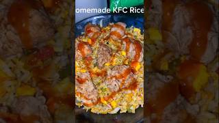 How to homemade KFC Rice kfcrecipe kfcforyou fypシ゚ fypage fypytshorts viraltreanding food [upl. by Apurk]