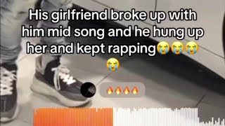 SoundCloud rappers gf breaks up with him mid song [upl. by Fleece]