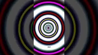 ⚠️ Colorful Optical illusion ⚠️ Hypnotic Trippy Video shorts shortsvideo [upl. by Orferd]