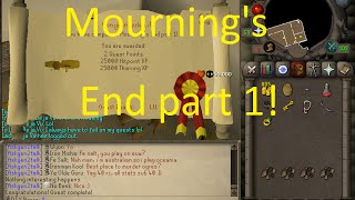 OSRS Quests  Mournings End part 1 [upl. by Donnenfeld58]