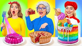 Me vs Grandma Cooking Challenge  Delicious Recipes by Multi DO Smile [upl. by Gnap915]