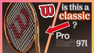 Is this a CLASSIC Wilson Pro Staff 97l Review  Alex Tennis [upl. by Adnovoj84]