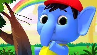 Ek Mota Hathi Hindi Rhyme  Indian Nursery Rhymes Hindi  एक मोटा हाथी  Kids TV India  Hindi Poems [upl. by Dong]