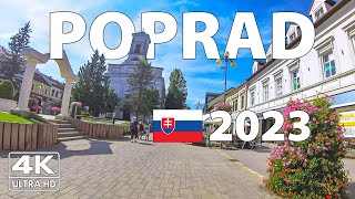 Poprad Slovakia  Walking Tour ☀️ 4K With Captions [upl. by Mw]