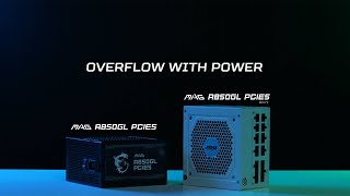 MAG A850GL PCIE5  Overflow with Power  Power Supplies  MSI [upl. by Eelarol207]