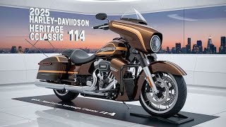 First Look 2025 HarleyDavidson Heritage Classic 114 – What’s New [upl. by Liebermann]