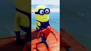 GTA 5 Minion S piderman Ragdoll EP 11 gta5 short [upl. by Calica]