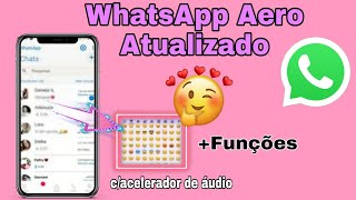 WHATSAPP AERO🔥ATUALIZADO 2021 [upl. by Eenwahs289]