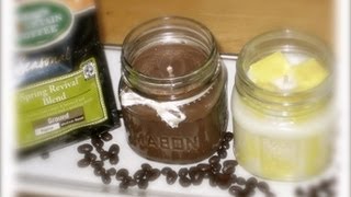 How to Make A Candle with Soy WaxHomemade Mason Jar CandlesCandle Making At Home [upl. by Anneh]