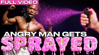 ANGRY man gets HOSED down with PEPPER SPRAY in SERIOUS WAY [upl. by Xad]