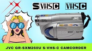 JVC GR SXM260U SVHSC Camcorder 2003  Specs and Features [upl. by Phineas]