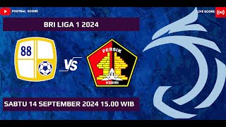 LIVE SCORE BRI LIGA 1 2024  PS BARITO PUTERA VS PERSIK KEDIRI [upl. by Ahsitam]